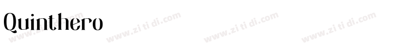 Quinthero字体转换