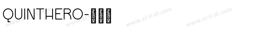Quinthero字体转换