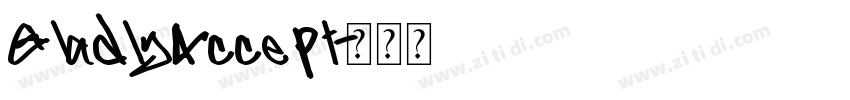 GladlyAccept字体转换