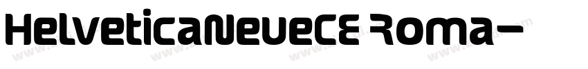 HelveticaNeueCE一Roma字体转换