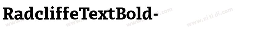 RadcliffeTextBold字体转换 RadcliffeTextBold字体转换