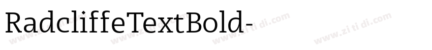 RadcliffeTextBold字体转换 RadcliffeTextBold字体转换