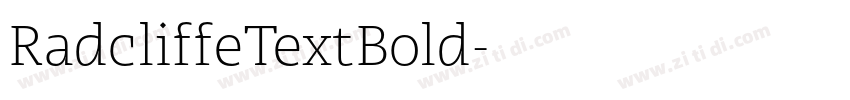 RadcliffeTextBold字体转换 RadcliffeTextBold字体转换