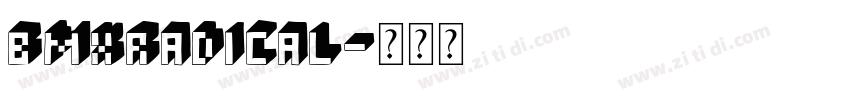 BMXRadical字体转换