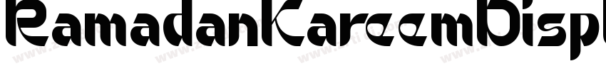 RamadanKareemDisplay字体转换