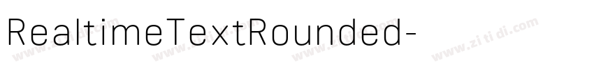 RealtimeTextRounded字体转换