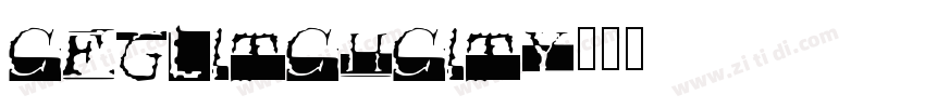 CFGlitchCity字体转换