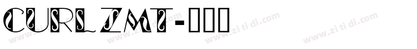 CurlzMT字体转换