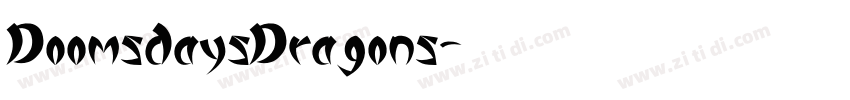 DoomsdaysDragons字体转换