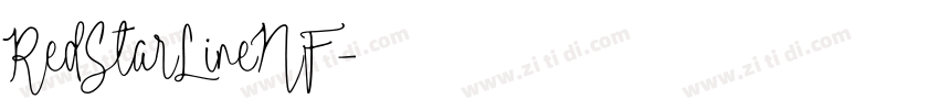RedStarLineNF字体转换