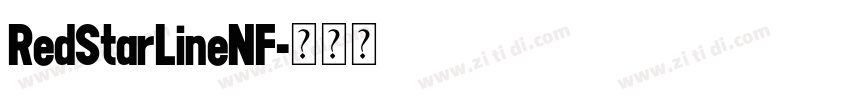 RedStarLineNF字体转换