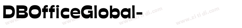 DBOfficeGlobal字体转换