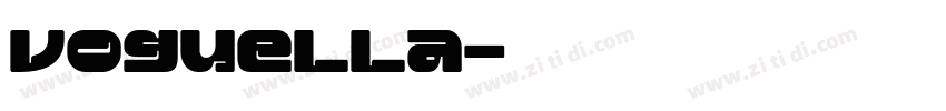 Voguella字体转换