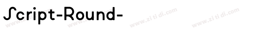 Script-Round字体转换