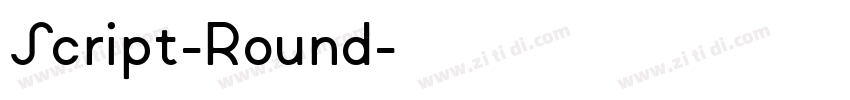 Script-Round字体转换