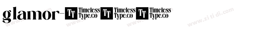 glamor字体转换