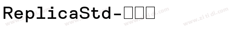 ReplicaStd字体转换
