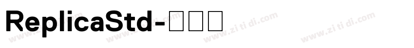 ReplicaStd字体转换