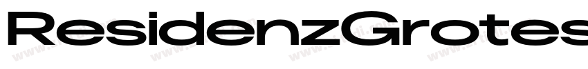 ResidenzGroteskTrial字体转换