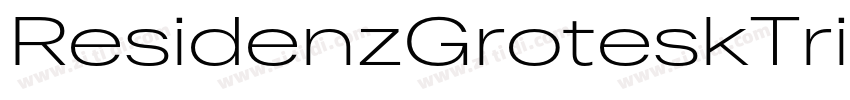 ResidenzGroteskTrial字体转换