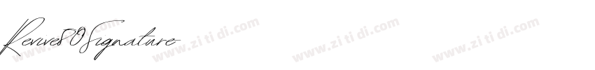 Revive80Signature字体转换
