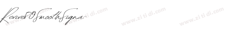 Revive80SmoothSigna字体转换