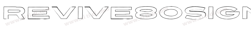 Revive80Signature字体转换 Revive80Signature字体转换