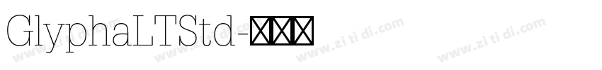GlyphaLTStd字体转换