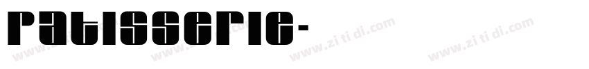 Patisserie字体转换