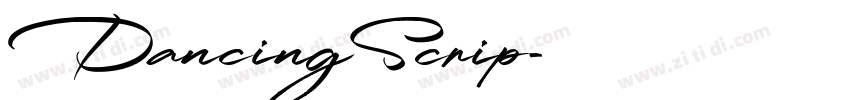 DancingScrip字体转换