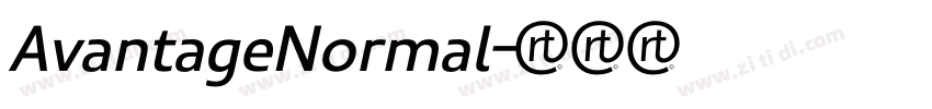 AvantageNormal字体转换
