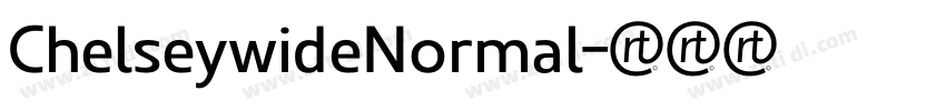 ChelseywideNormal字体转换