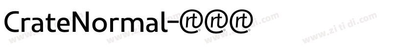 CrateNormal字体转换