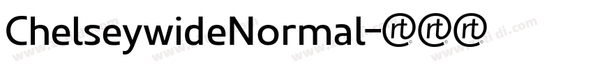ChelseywideNormal字体转换