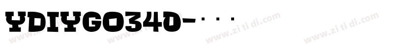 YDIYGO340字体转换