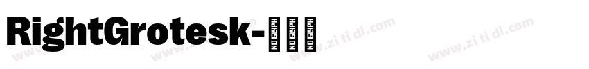 RightGrotesk字体转换