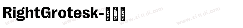 RightGrotesk字体转换