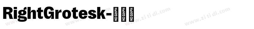 RightGrotesk字体转换