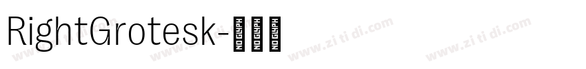 RightGrotesk字体转换