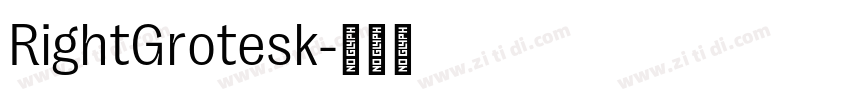RightGrotesk字体转换
