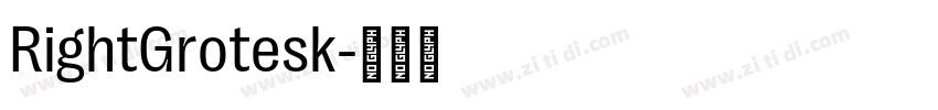 RightGrotesk字体转换