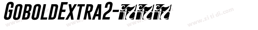 GoboldExtra2字体转换