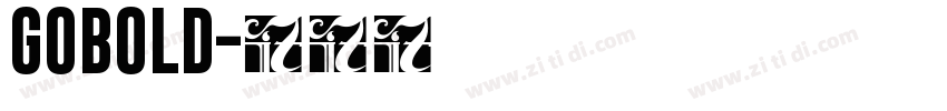 GOBOLD字体转换