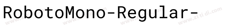 RobotoMono-Regular字体转换 RobotoMono-Regular字体转换