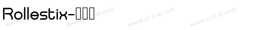 Rollestix字体转换