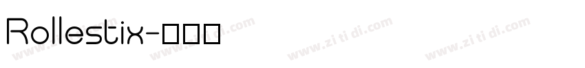 Rollestix字体转换