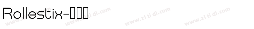 Rollestix字体转换