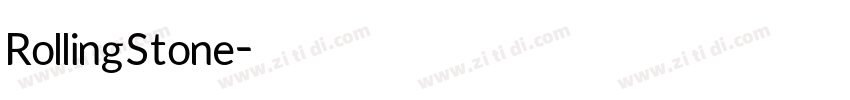 RollingStone字体转换
