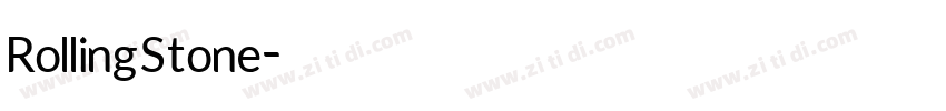 RollingStone字体转换