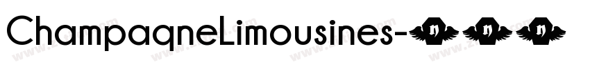 ChampaqneLimousines字体转换